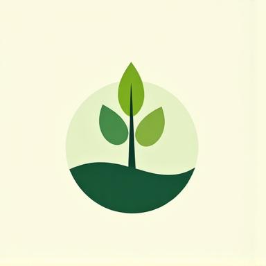 Icône : Arbre et feuille, symbolisant le voyage durable